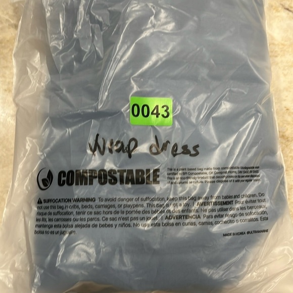 Bobeau Wrap Mini Dress |‎ Muted Royal Blue | Small - Picture 13 of 13